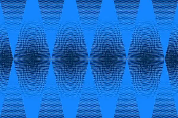 Синій ретро комічний фон з півтоном ромба — стоковий вектор