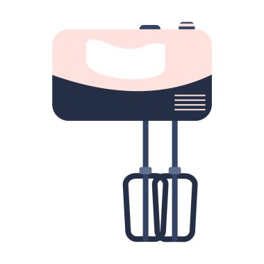 Düz elektrik karıştırıcı simgesi, mutfak aleti