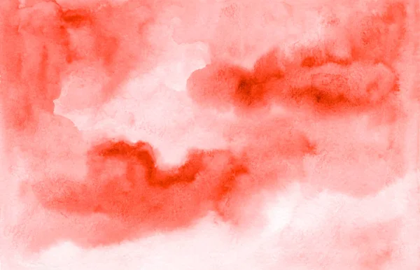 Élénk kifejező mély piros akvarell háttér — Stock Vector