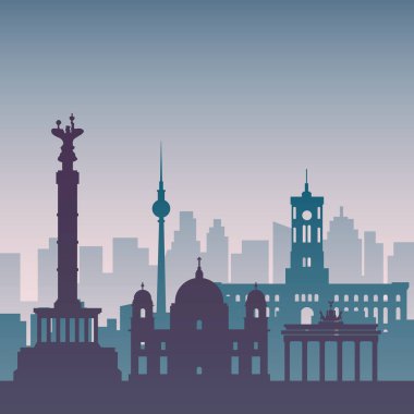 Ünlü city scape renkli.