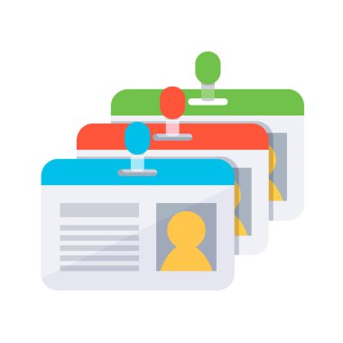 Çeşitli kimlik kartları.