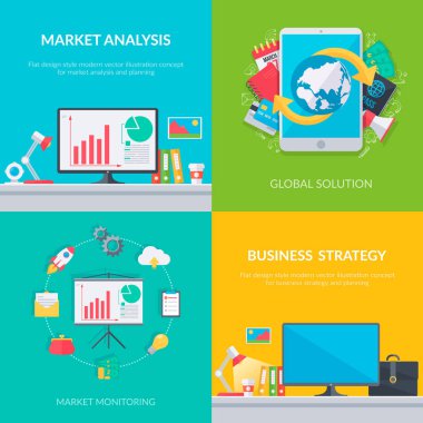 İş ve teknoloji arka planlar.