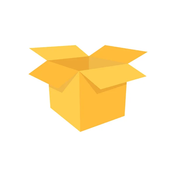 Open box pictogram. — Stockvector