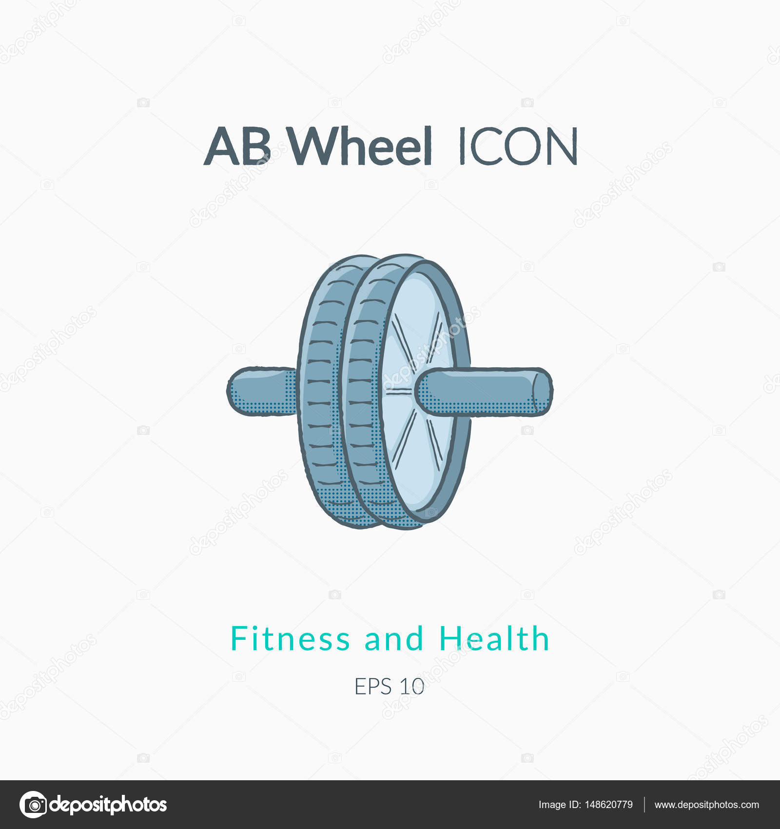 ab wheel icon isolated on white stock vector chuhail 148620779 rh depositphotos com