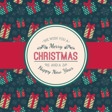 Kutuları desen ve metin tebrik mevcut.