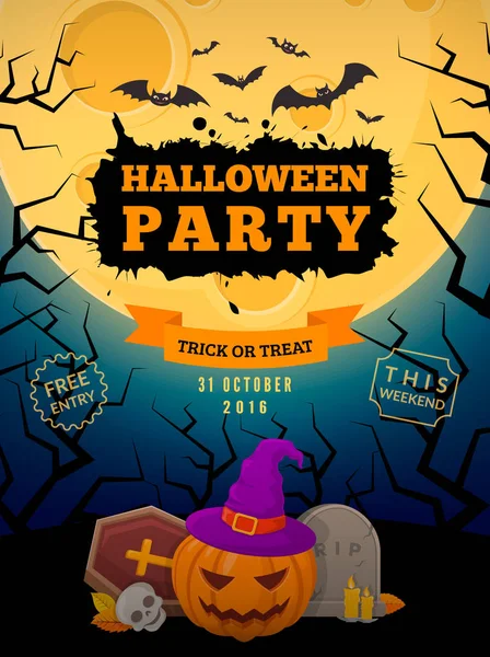 Cadı kabak ve dolunay.