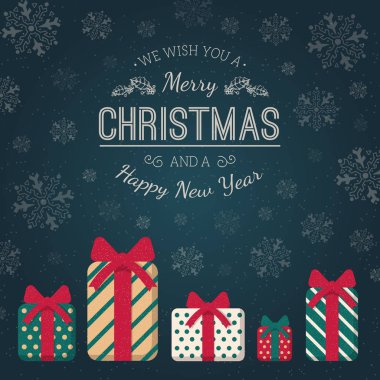 Mevcut kutuları ve tebrik metin.