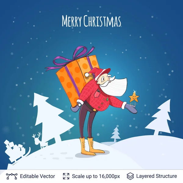 Christmas background design. — Stock Vector