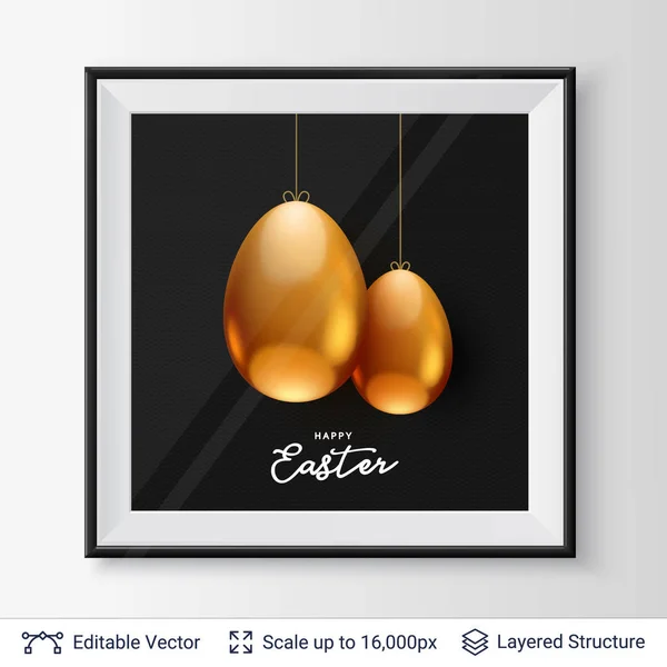 Easter background template. — Stock Vector
