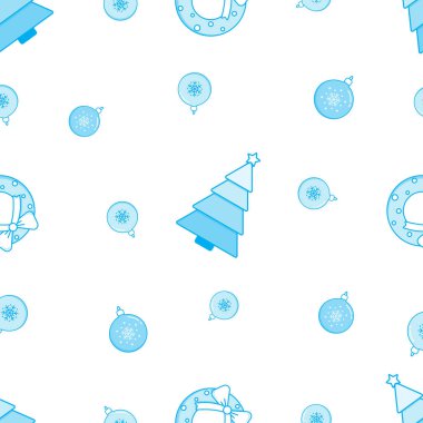 Kış tatil seamless modeli.