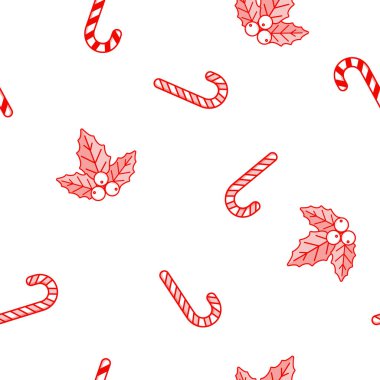 Kış tatil seamless modeli.