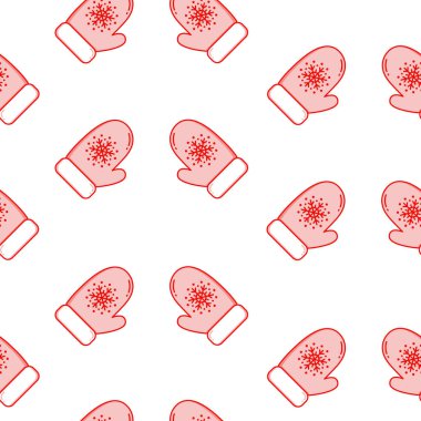 Kış mevsimi kusursuz desen.