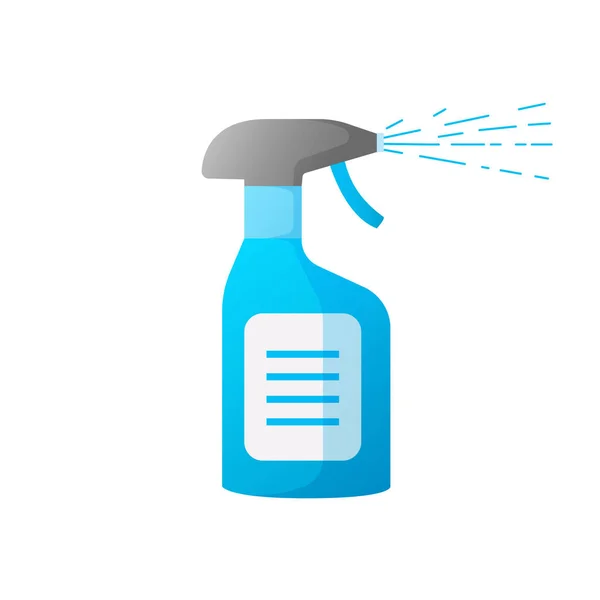 Sanitizer igiene disinfezione simbolo antivirus . — Vettoriale Stock