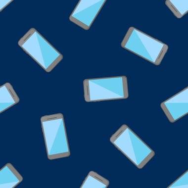 Akıllı telefon mobil aygıtı pürüzsüz desen.