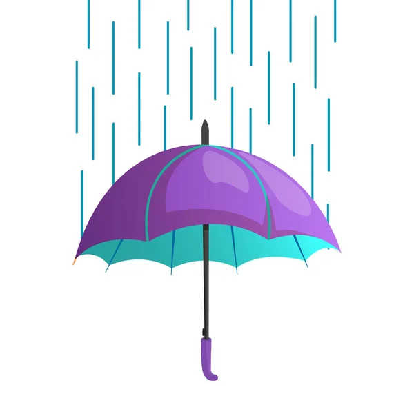 Яскраво-кольоровий осінній аксесуар парасольки . — стоковий вектор