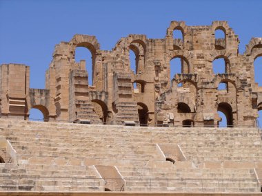 Tunus El Jem Colosseum duvarlar