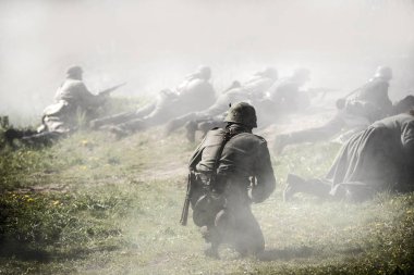 Alman asker. Tarihi yeniden yapılanma, İkinci Dünya Savaşı sırasında savaş askerler