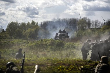 Alman askerleri. Tarihi yeniden yapılanma, İkinci Dünya Savaşı sırasında savaş askerler