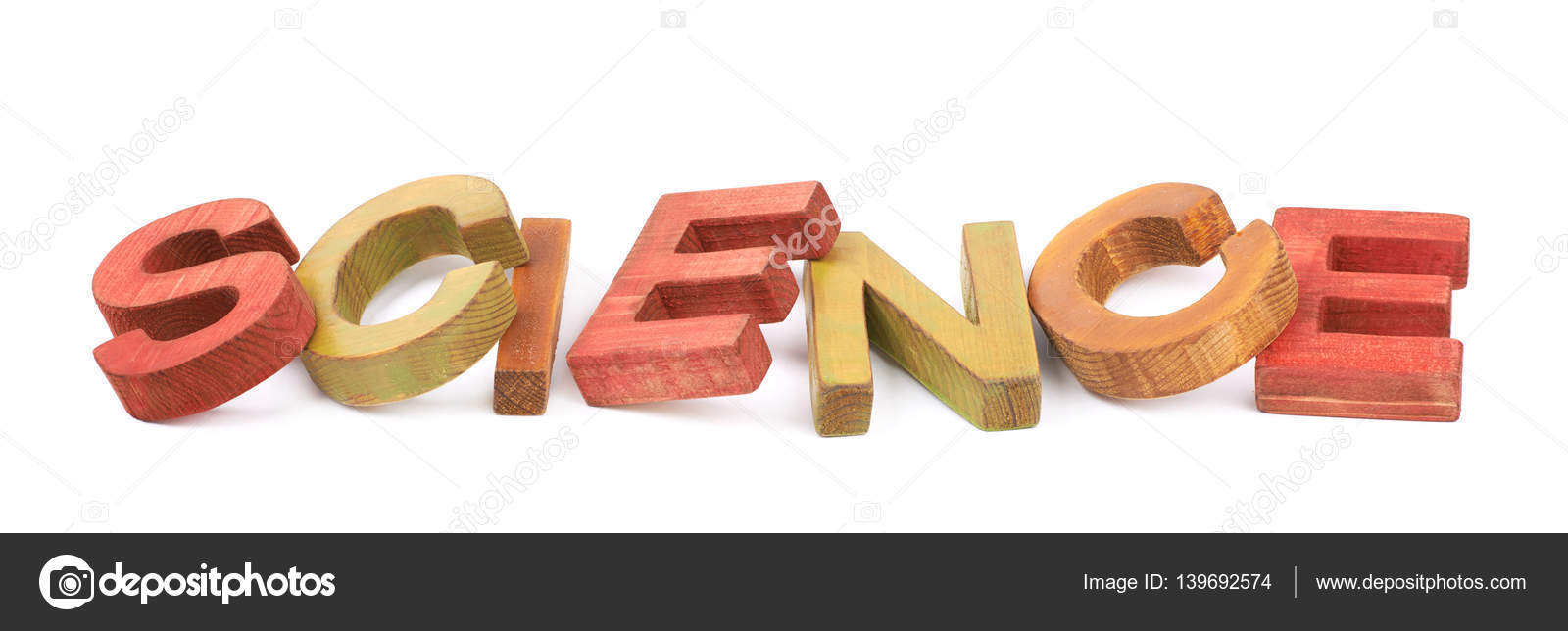 the word science in cool letters