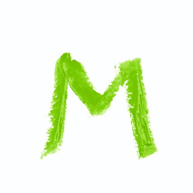 İzole tek abc harf sembol