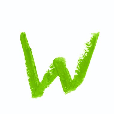 İzole tek abc harf sembol