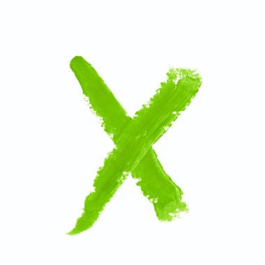 İzole tek abc harf sembol