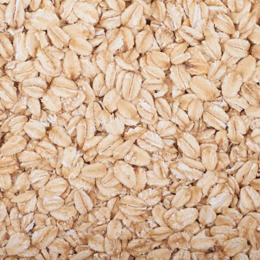 Yulaf ezmesi gevreği ile kaplı yüzey