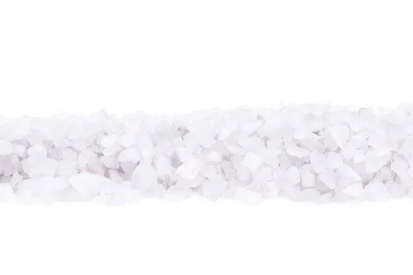 Stapel van zoutkristallen geïsoleerd — Stockfoto