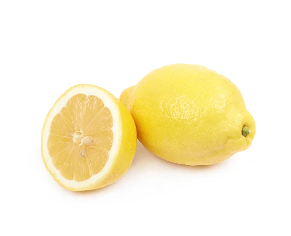 Sliced lemon fruit isolated — Stock Photo, Image