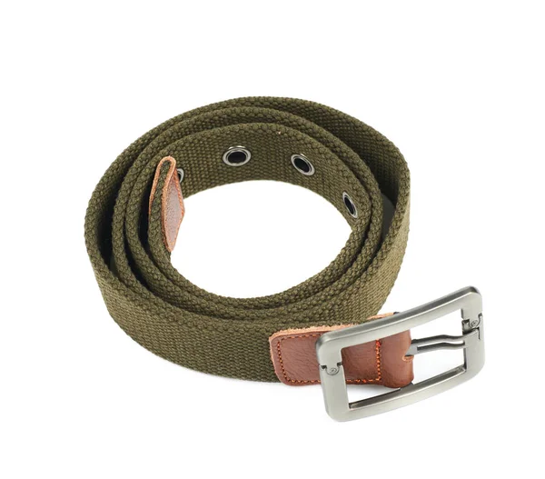 Beige rag riem geïsoleerd — Stockfoto