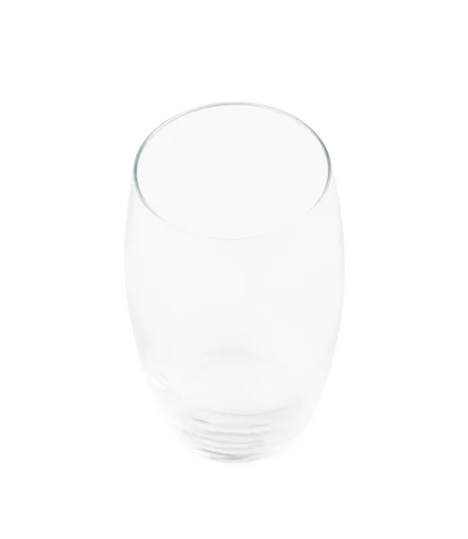 Prázdné vysoké sklenice, samostatný — Stock fotografie