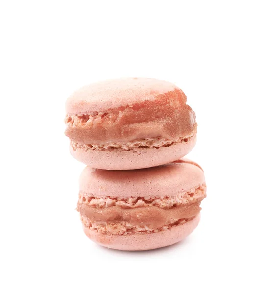 Two macaron cookies isolated — Stock Photo, Image