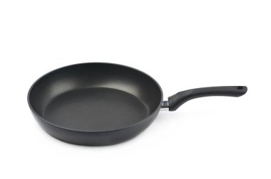 Metal siyah kızartma tavası izole