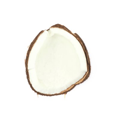 İzole bir Hindistan cevizi tek parça