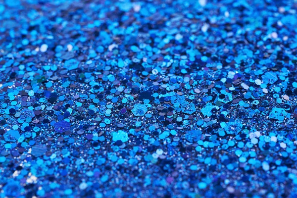 Unschärfe Der Glitzer Vintage Lichter Hintergrund Blau Weiß Und Schwarz