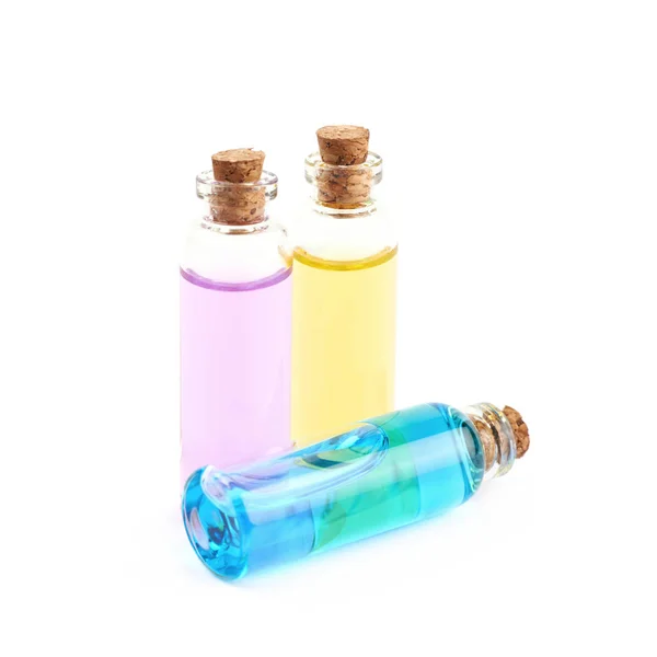 Composição de alguns frascos de vidro — Fotografia de Stock