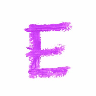 İzole tek abc harf sembol