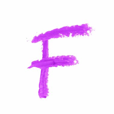 İzole tek abc harf sembol