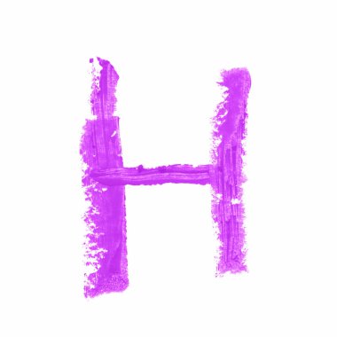 İzole tek abc harf sembol