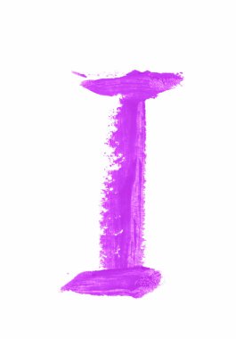 İzole tek abc harf sembol