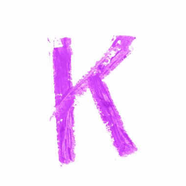 İzole tek abc harf sembol