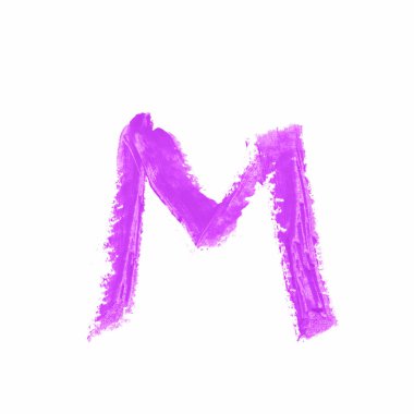 İzole tek abc harf sembol