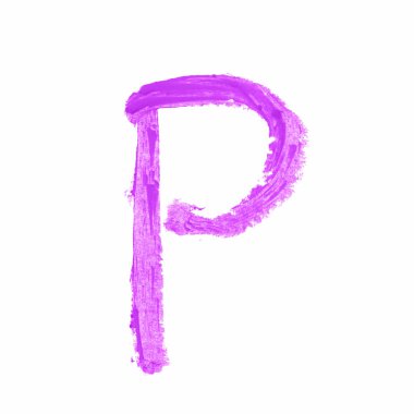 İzole tek abc harf sembol