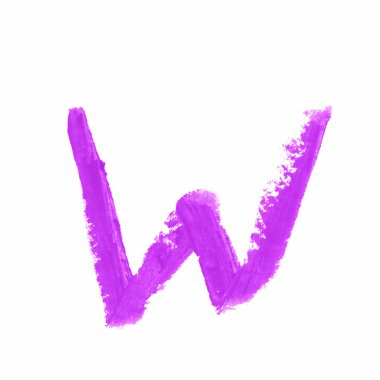 İzole tek abc harf sembol