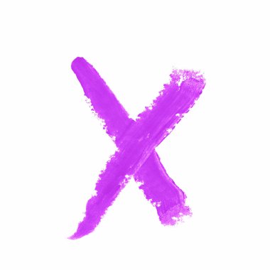 İzole tek abc harf sembol