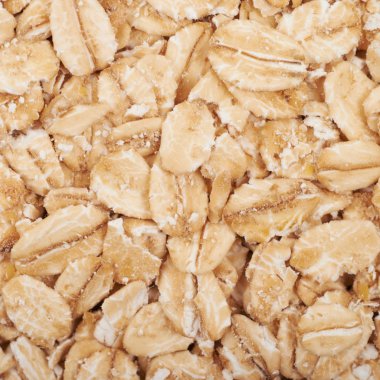 Yulaf ezmesi gevreği ile kaplı yüzey