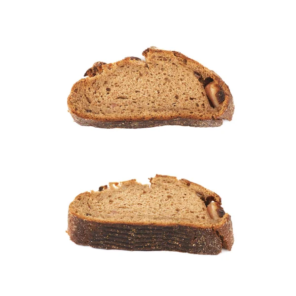 Potongan roti yang terisolasi — Stok Foto