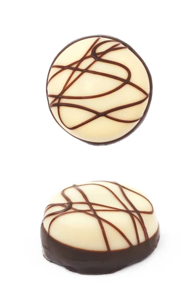 Dulces de confección de chocolate aislados —  Fotos de Stock