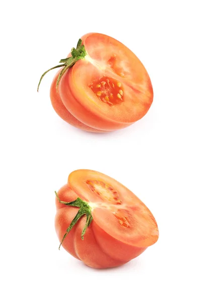 Pomodoro rosso maturo isolato — Foto Stock