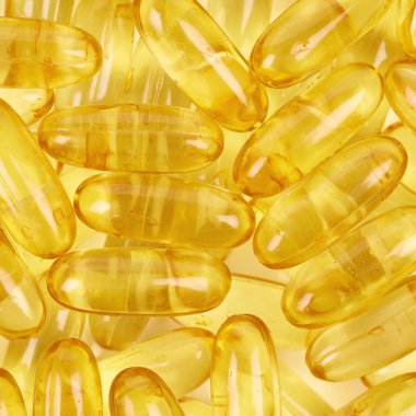 Softgel hapları ile kaplı yüzey
